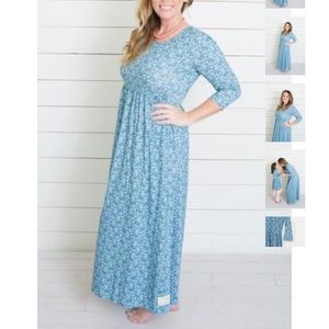 Swanky Lady Vintage maxi dress most wanted blue